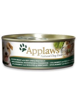 Applaws DOG CANS Chicken Beef Liver & Vegetables 156 gr.